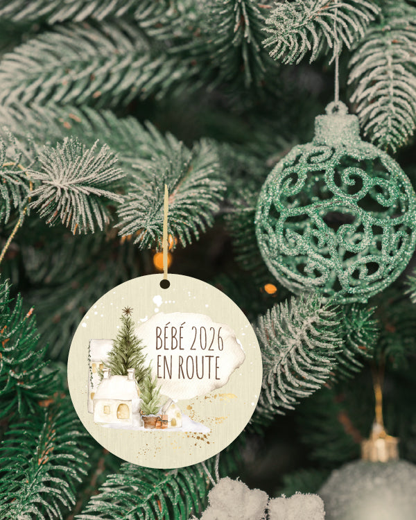 Ornement de Noël - Bébé en route