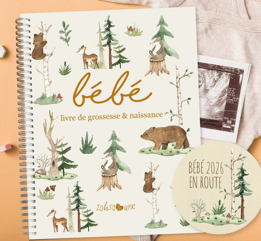 Livre de grossesse & naissance - Forêt