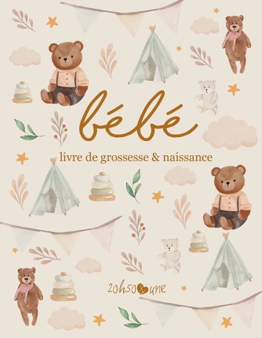 Livre de grossesse et naissance - Livre de bébé