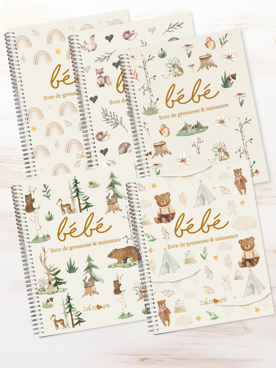Livre de grossesse et naissance - Livre de bébé