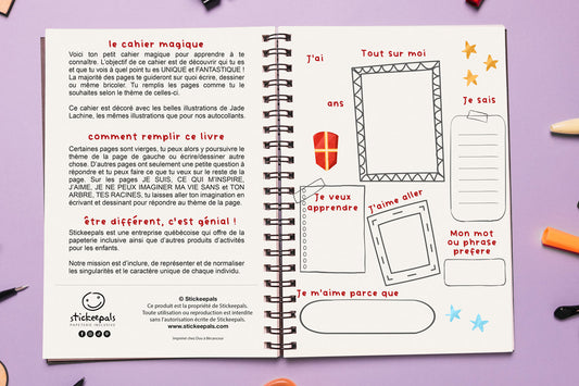 Cahier magique - Stickeepals