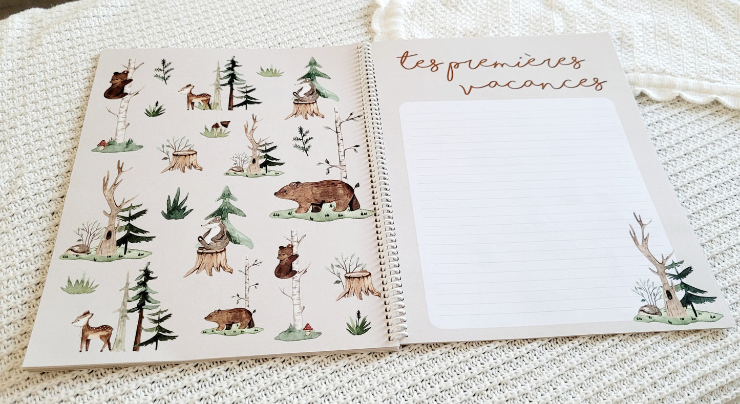 Livre de naissance & petite enfance À DISQUES - Forêt