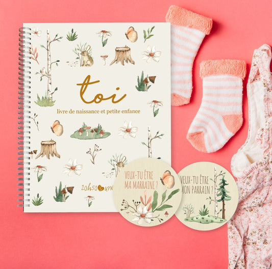 Pastilles en bois - Parrain/Marraine