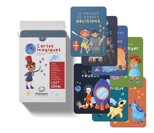 Stickeepals - Cartes magiques d'affirmations positives