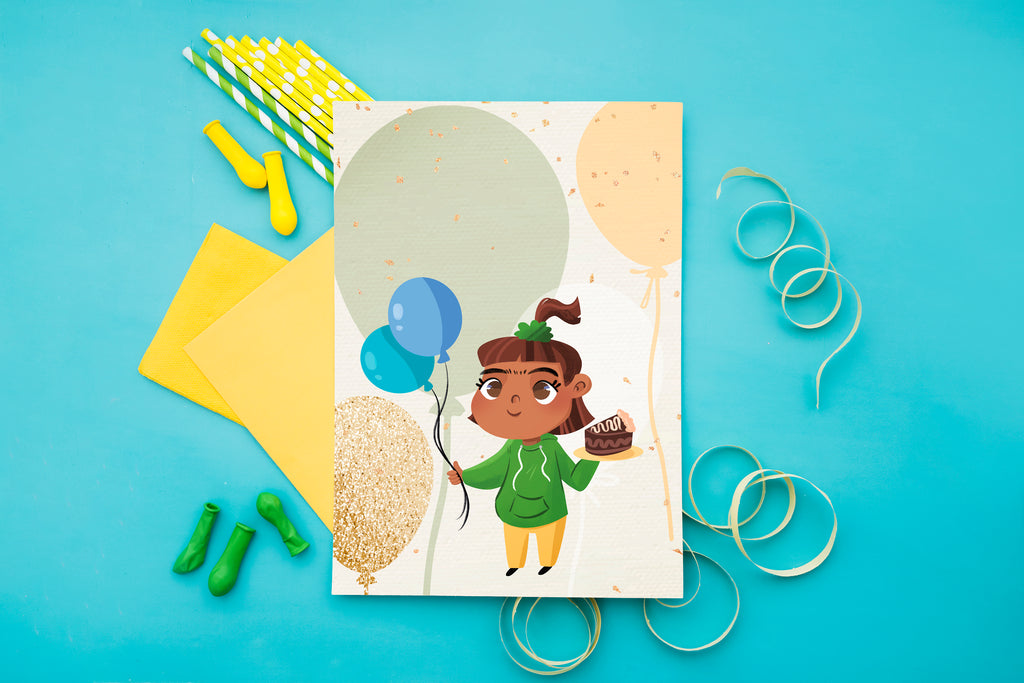 Carte de souhaits d'anniversaire - 3 modèles