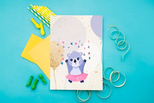 Carte de souhaits d'anniversaire - 3 modèles