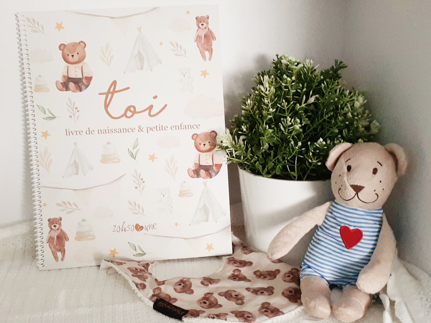 Livre de naissance & petite enfance - Oursons