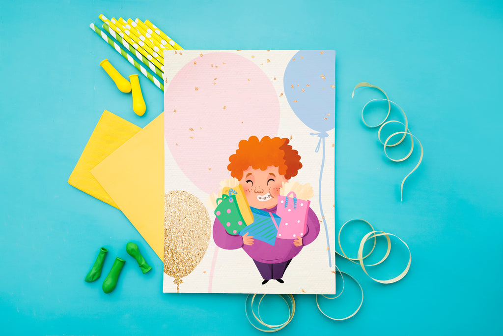 Carte de souhaits d'anniversaire - 3 modèles