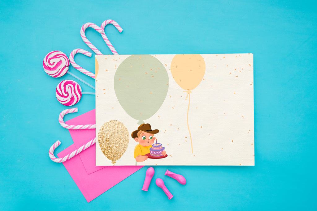 Carte de souhaits d'anniversaire - 3 modèles