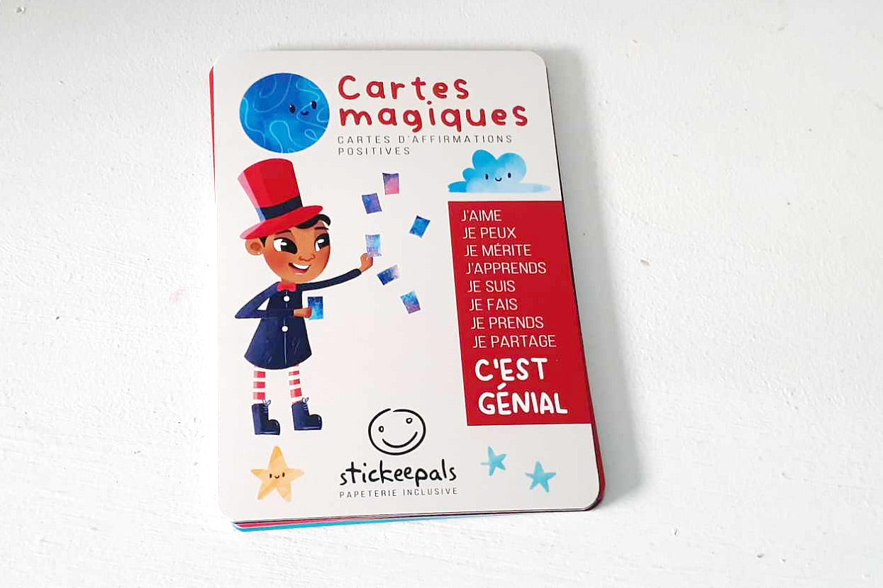 Stickeepals - Cartes magiques d'affirmations positives