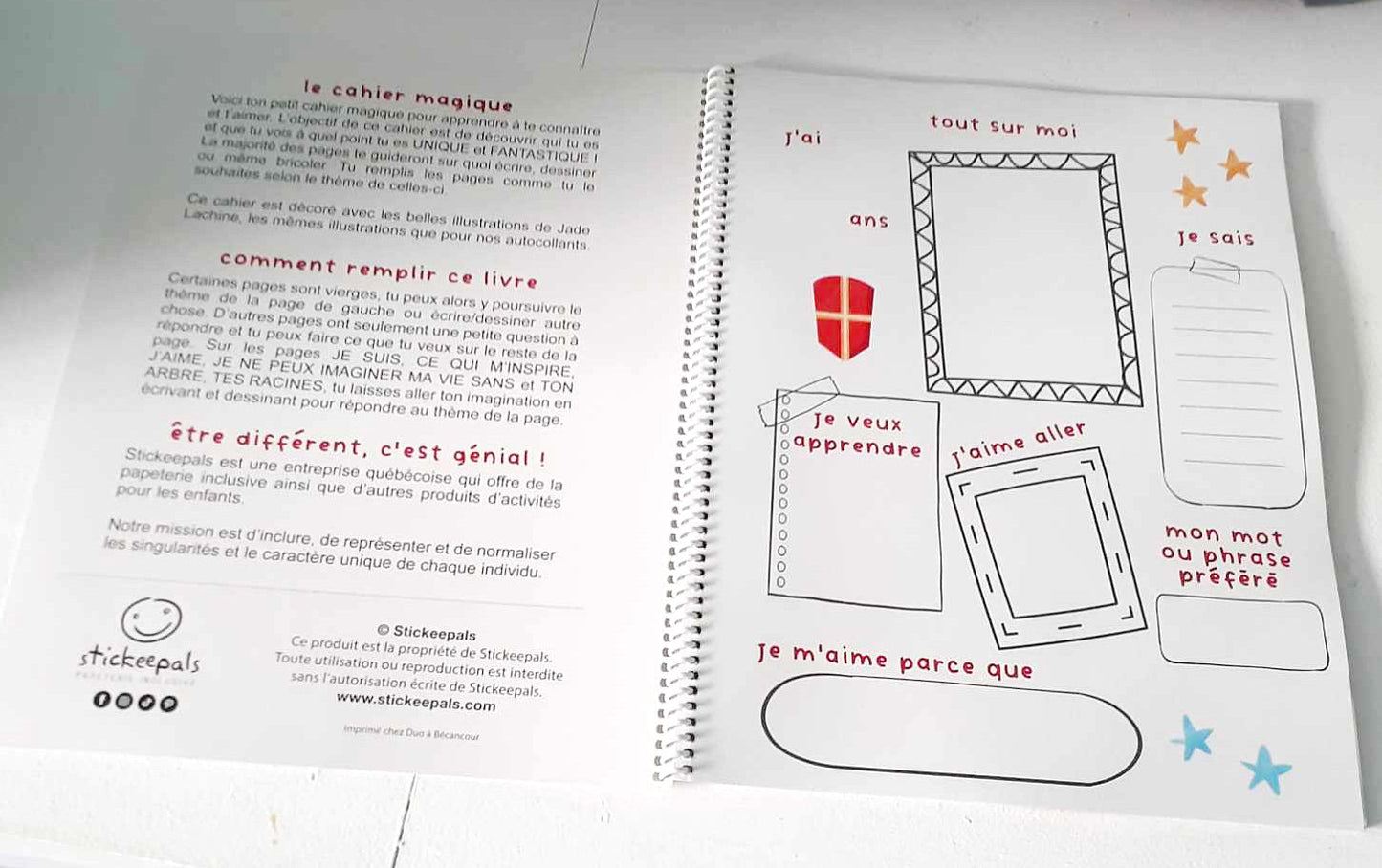 Stickeepals - Cahier magique