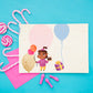 Carte de souhaits d'anniversaire - 3 modèles