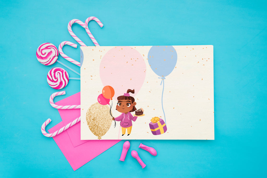 Carte de souhaits d'anniversaire - 3 modèles