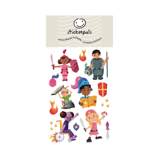 Stickeepals - Autocollants Chevaliers