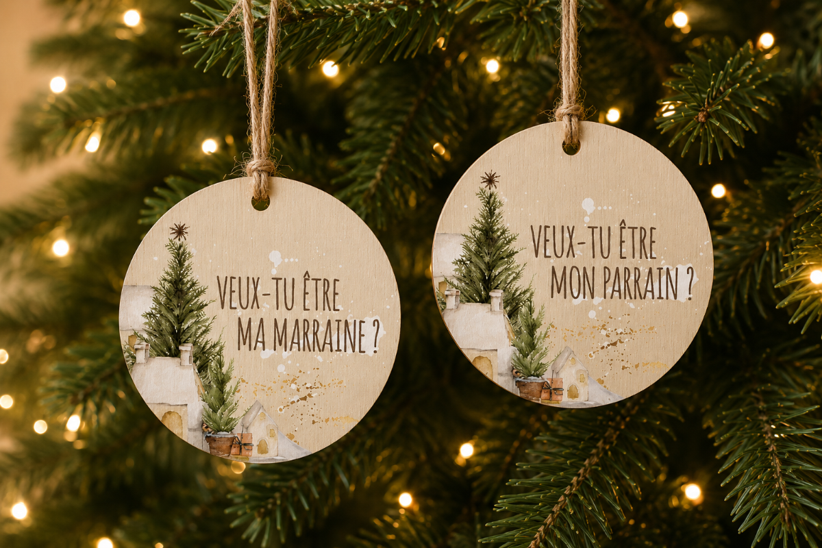 Ornement parrain et marraine