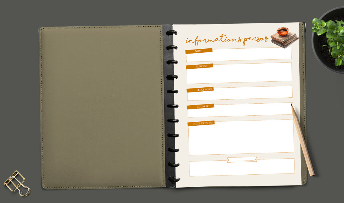 Agenda et planificateur familial