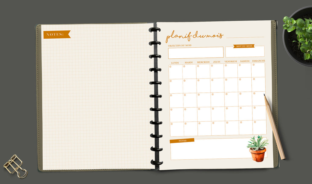 Agenda et planificateur familial