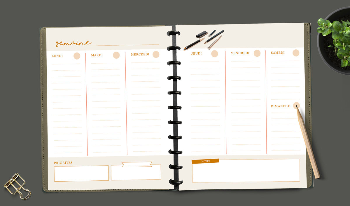 Agenda et planificateur familial