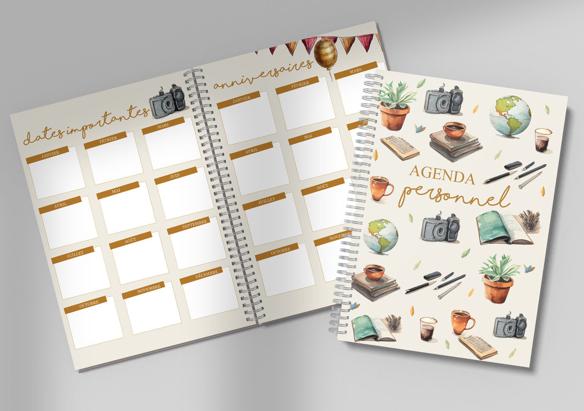 Agenda et planificateur familial