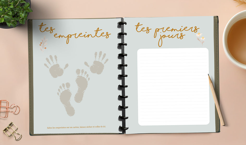 Livre de grossesse et naissance À DISQUES - Arc en ciel