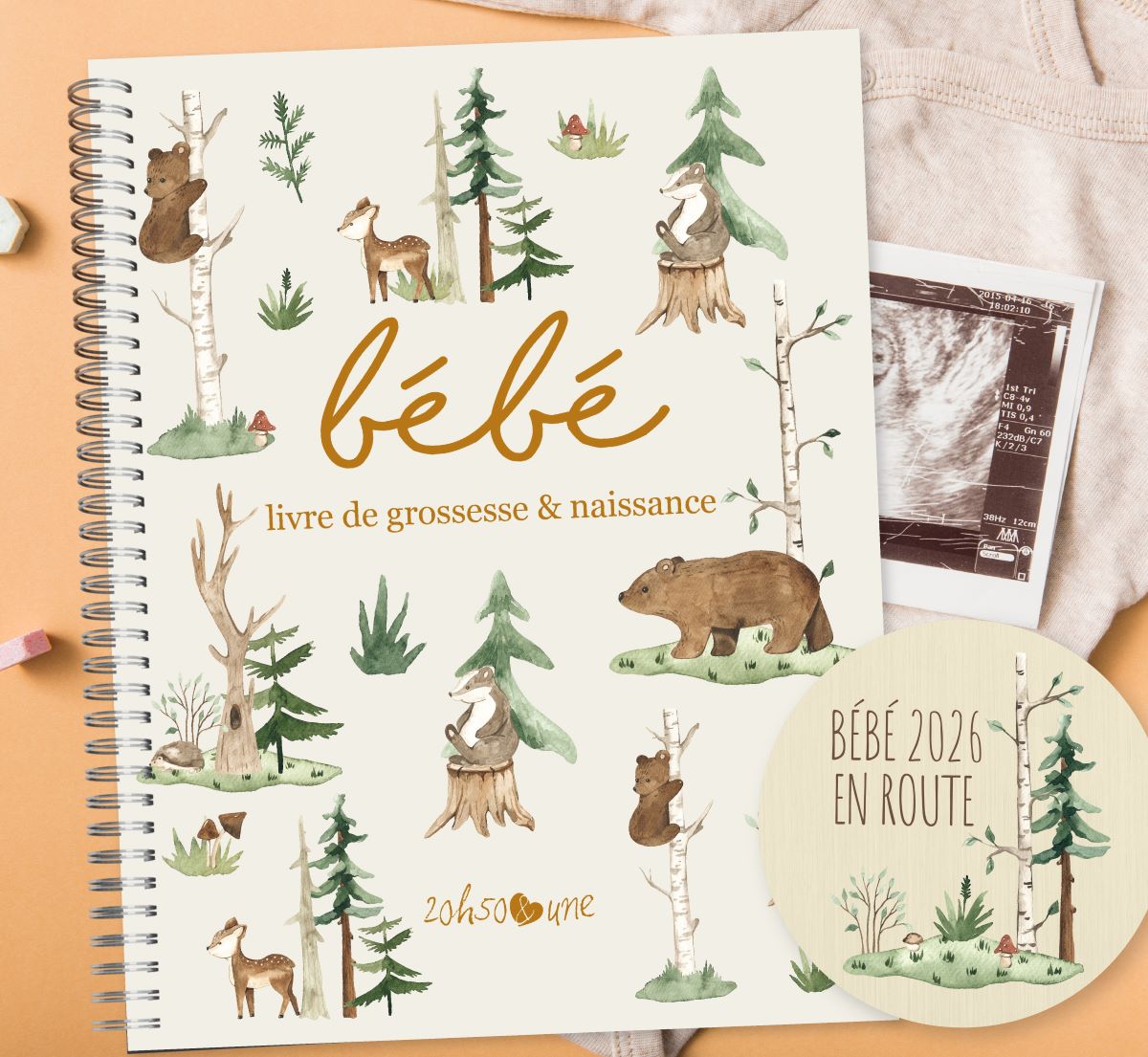 Livre de grossesse & naissance - Forêt