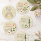 Pastilles en bois - Parrain/Marraine