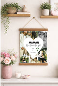 Affiche Maman/Mamie/Grand-maman - Coeur - Fête des mères