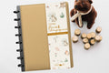 Livre de naissance & petite enfance À DISQUES - Fleurs & champignons