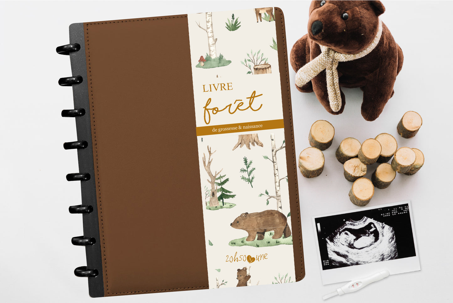 Livre de grossesse et naissance À DISQUES - Forêt