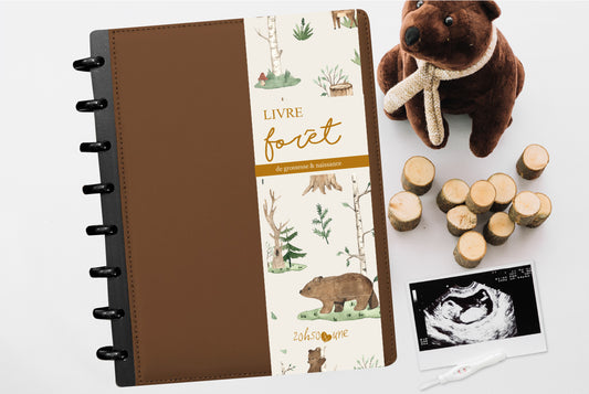 Livre de grossesse et naissance À DISQUES - Forêt