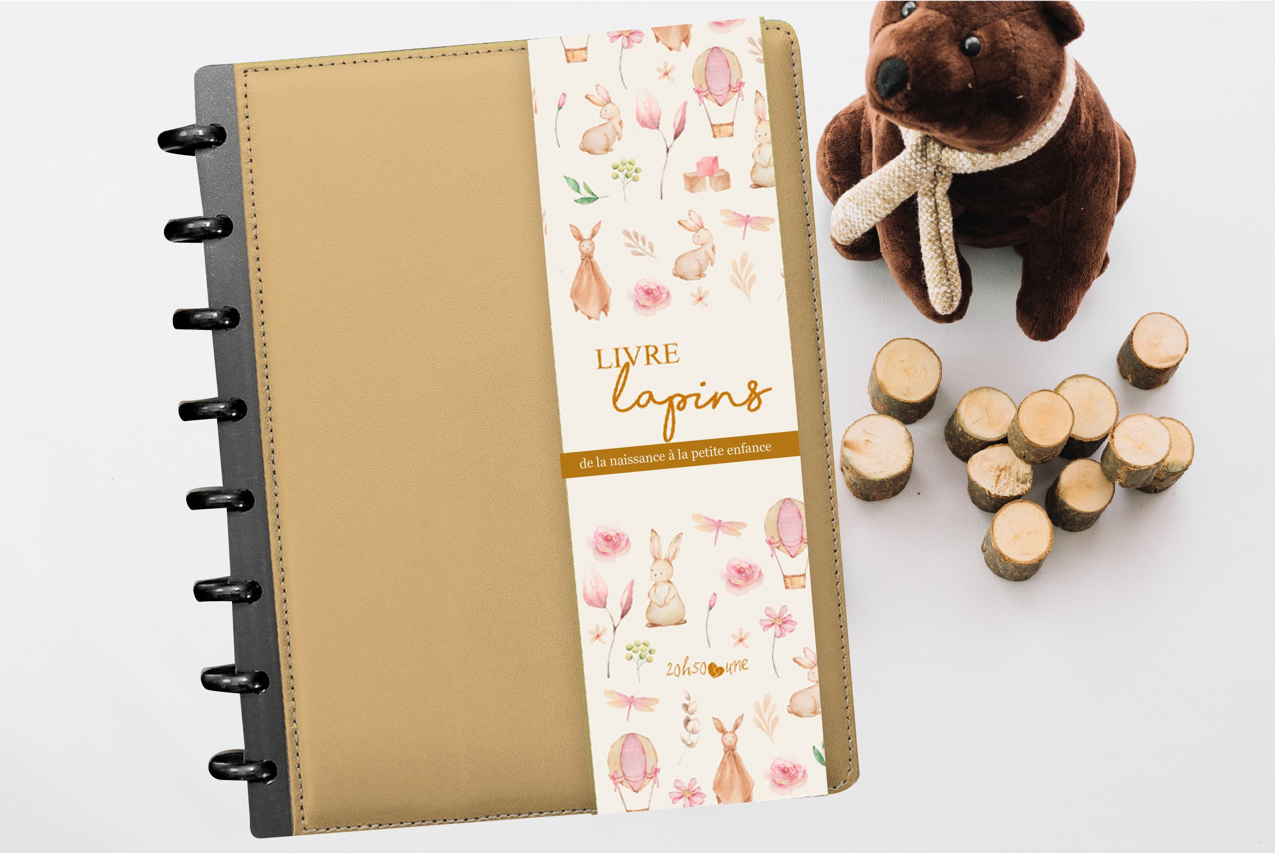 Livre de naissance & petite enfance À DISQUES - Lapins