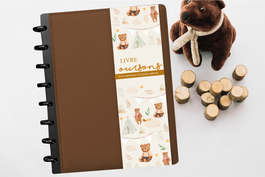 Livre de naissance & petite enfance À DISQUES - Oursons