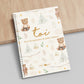 Livre de naissance & petite enfance - Oursons