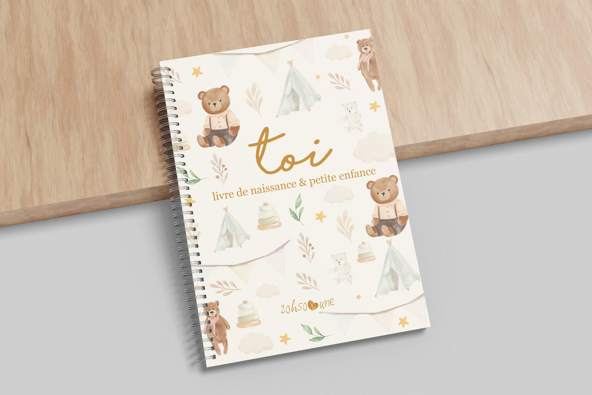 Livre de naissance & petite enfance - Oursons