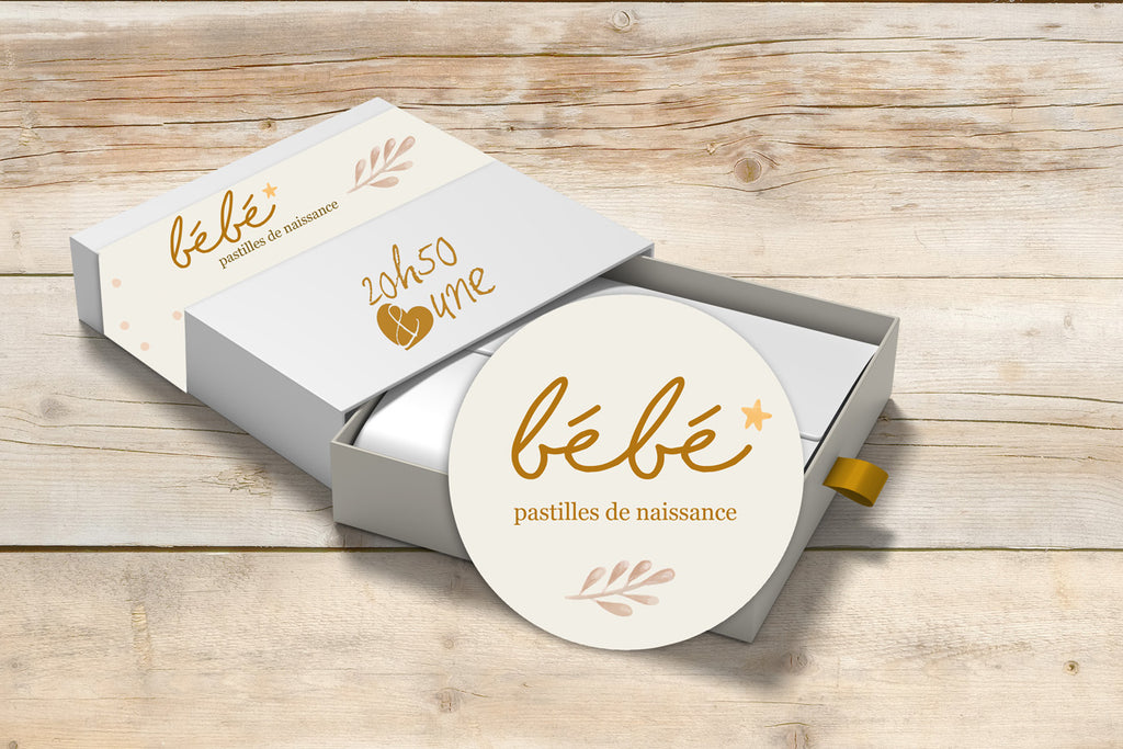 Pastilles en carton - Bébé