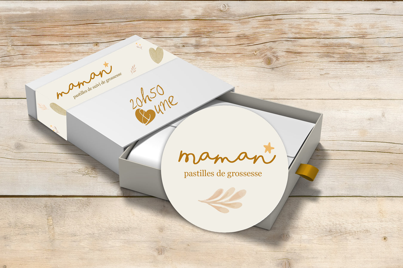 Pastilles en carton - Maman