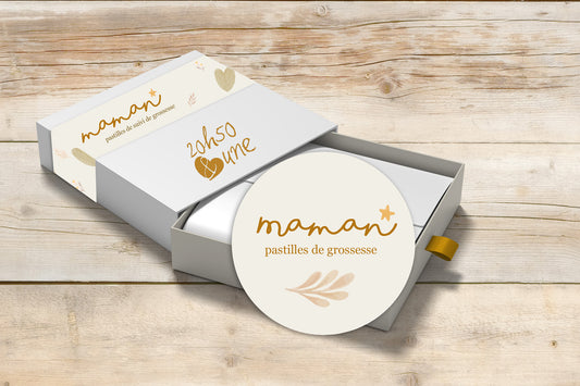 Pastilles en carton - Maman