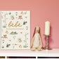 Livre de grossesse & naissance - Fleurs & champignons
