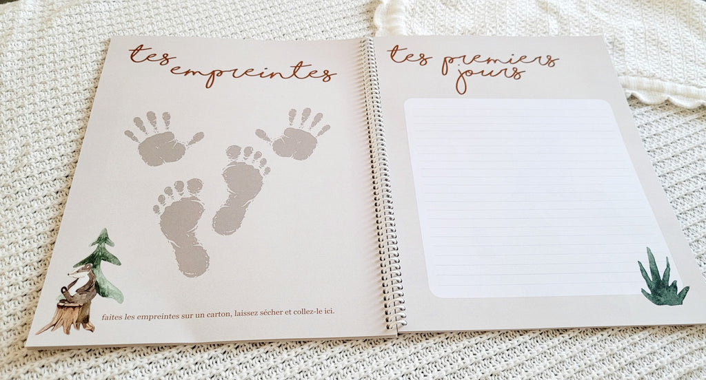 Livre de naissance & petite enfance À DISQUES - Forêt