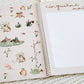 Livre de grossesse & naissance - Fleurs & champignons