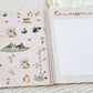 Livre de grossesse & naissance - Fleurs & champignons