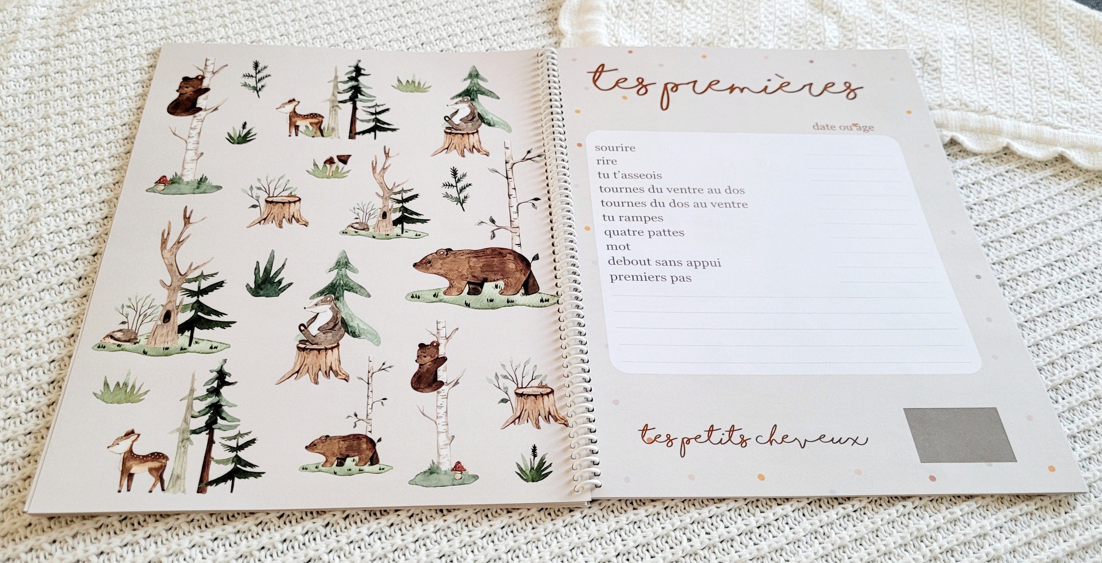 Livre à disques de la grossesse à la petite enfance - Forêt