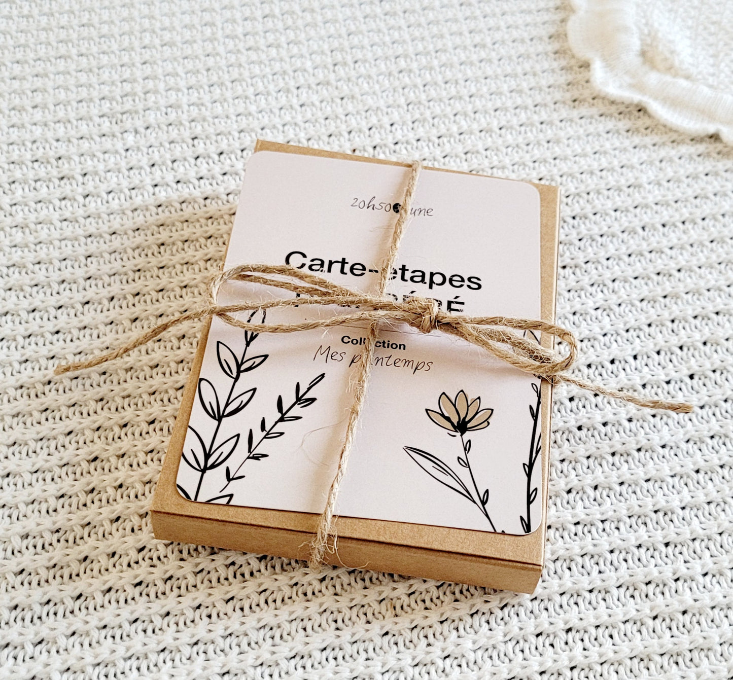 Cartes-étapes pour bébé - Mes printemps (vieille collection)