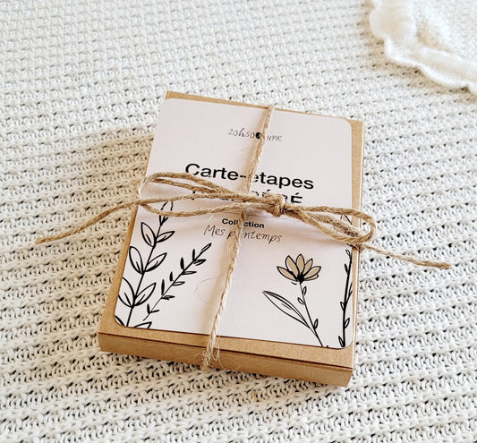 Cartes-étapes pour bébé - Mes printemps (vieille collection)
