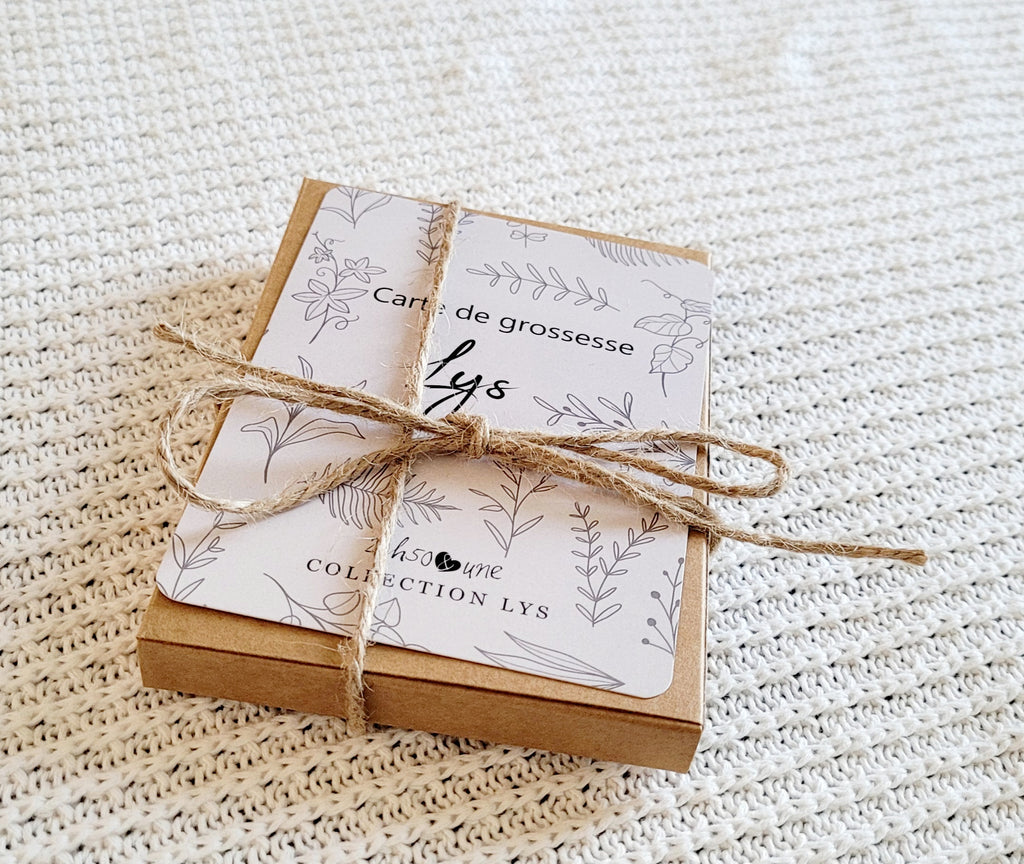 Cartes de suivi de grossesse - Lys